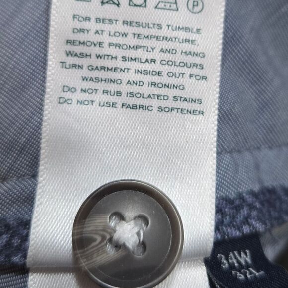 Charles Tyrwhitt slim fit pants light beige size 34x29 short (hemmed) - Picture 9 of 11